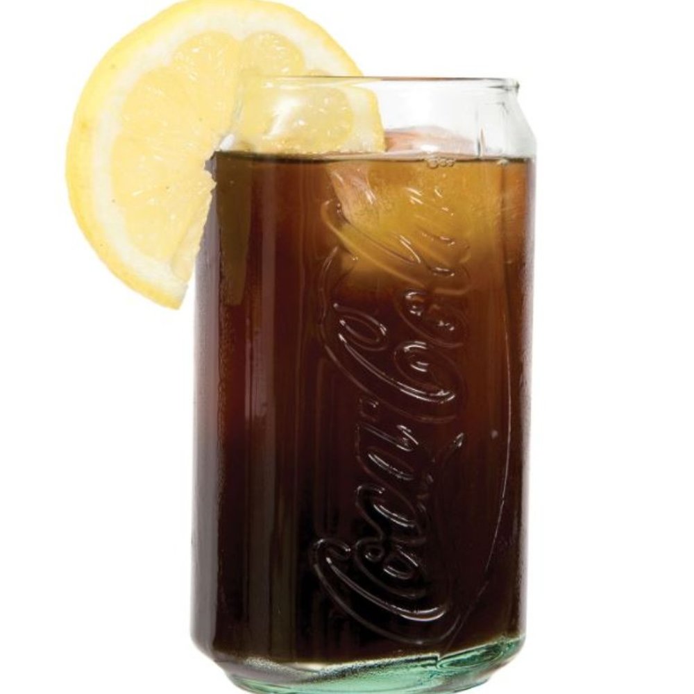 4 Coca-Cola® Can-Shaped Green Beverage Glasses - Picture 3 of 6